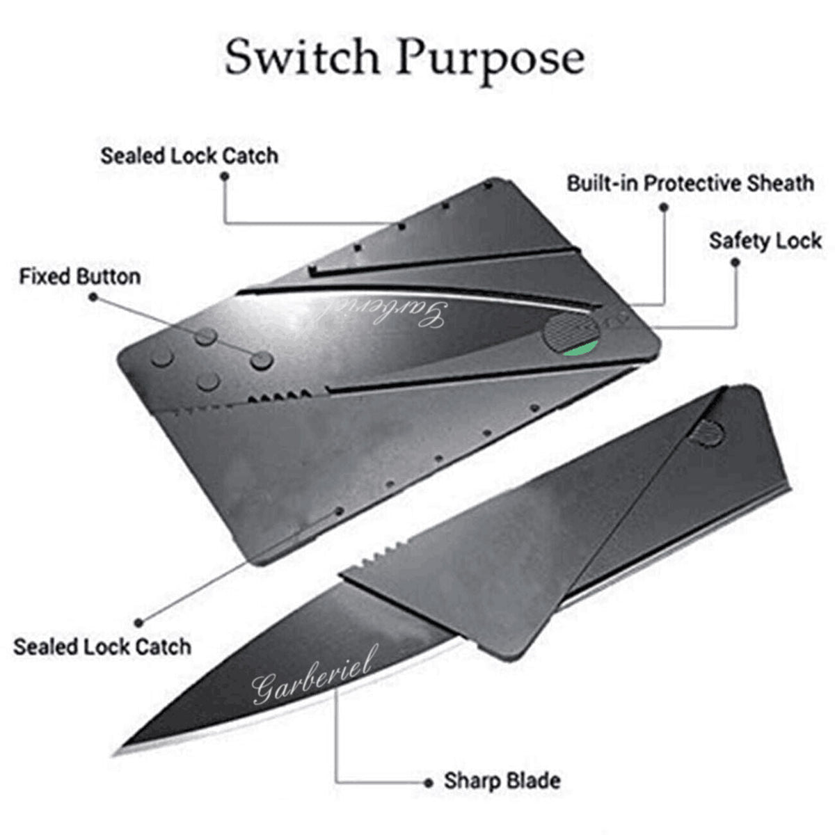 Credit Card Size Pocket Knife for Daily Carry
