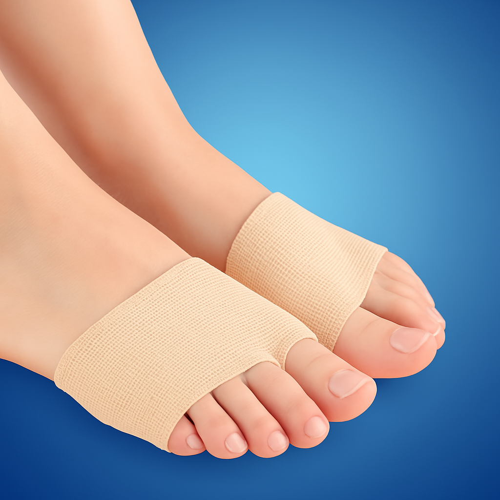 CushionFlex Forefoot Protection | Silicone Gel Cushion - Absorbs Shock on Foot - Pain Relief - for Metatarsalgia - Daily Comfort Dayhills