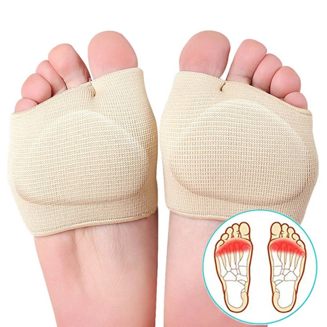 CushionFlex Forefoot Protection | Silicone Gel Cushion - Absorbs Shock on Foot - Pain Relief - for Metatarsalgia - Daily Comfort Dayhills