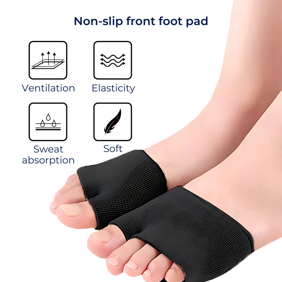 CushionFlex Forefoot Protection | Silicone Gel Cushion - Absorbs Shock on Foot - Pain Relief - for Metatarsalgia - Daily Comfort Dayhills
