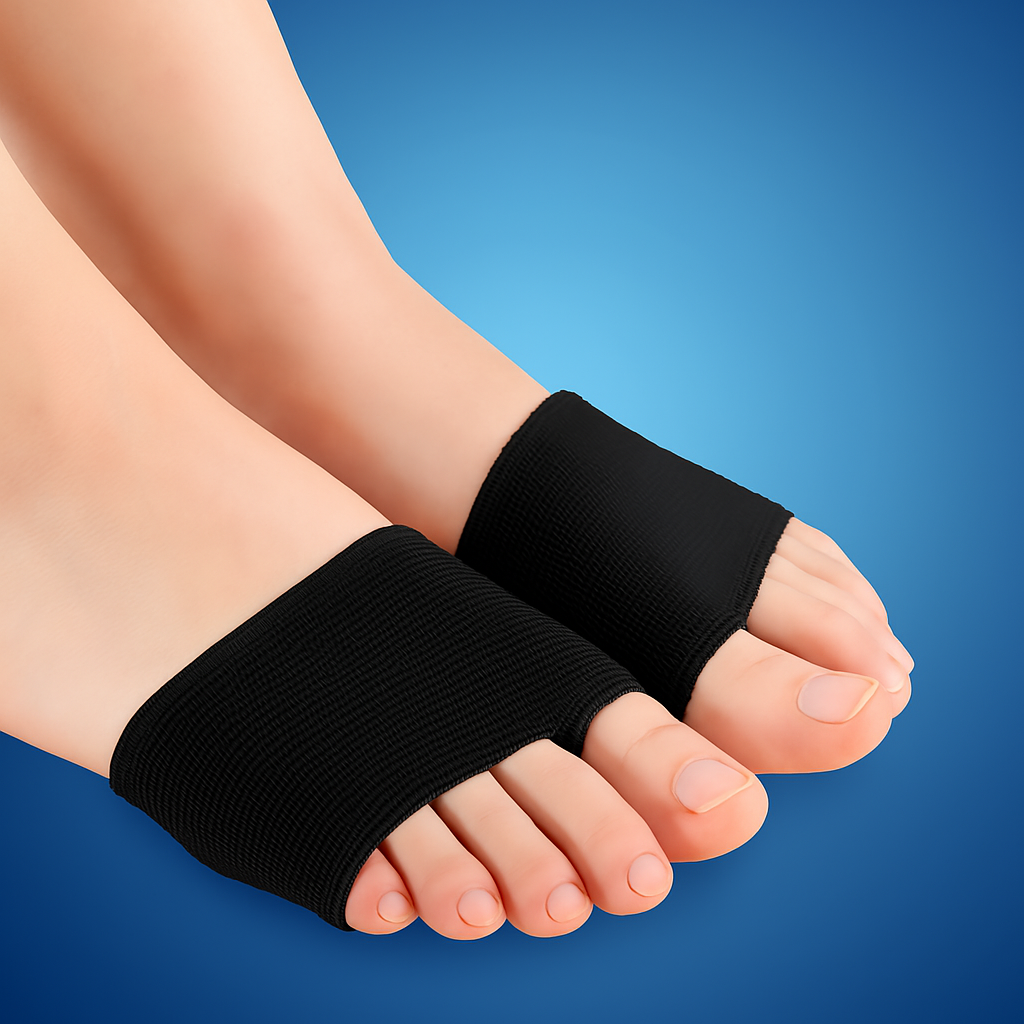 CushionFlex Forefoot Protection | Silicone Gel Cushion - Absorbs Shock on Foot - Pain Relief - for Metatarsalgia - Daily Comfort Dayhills
