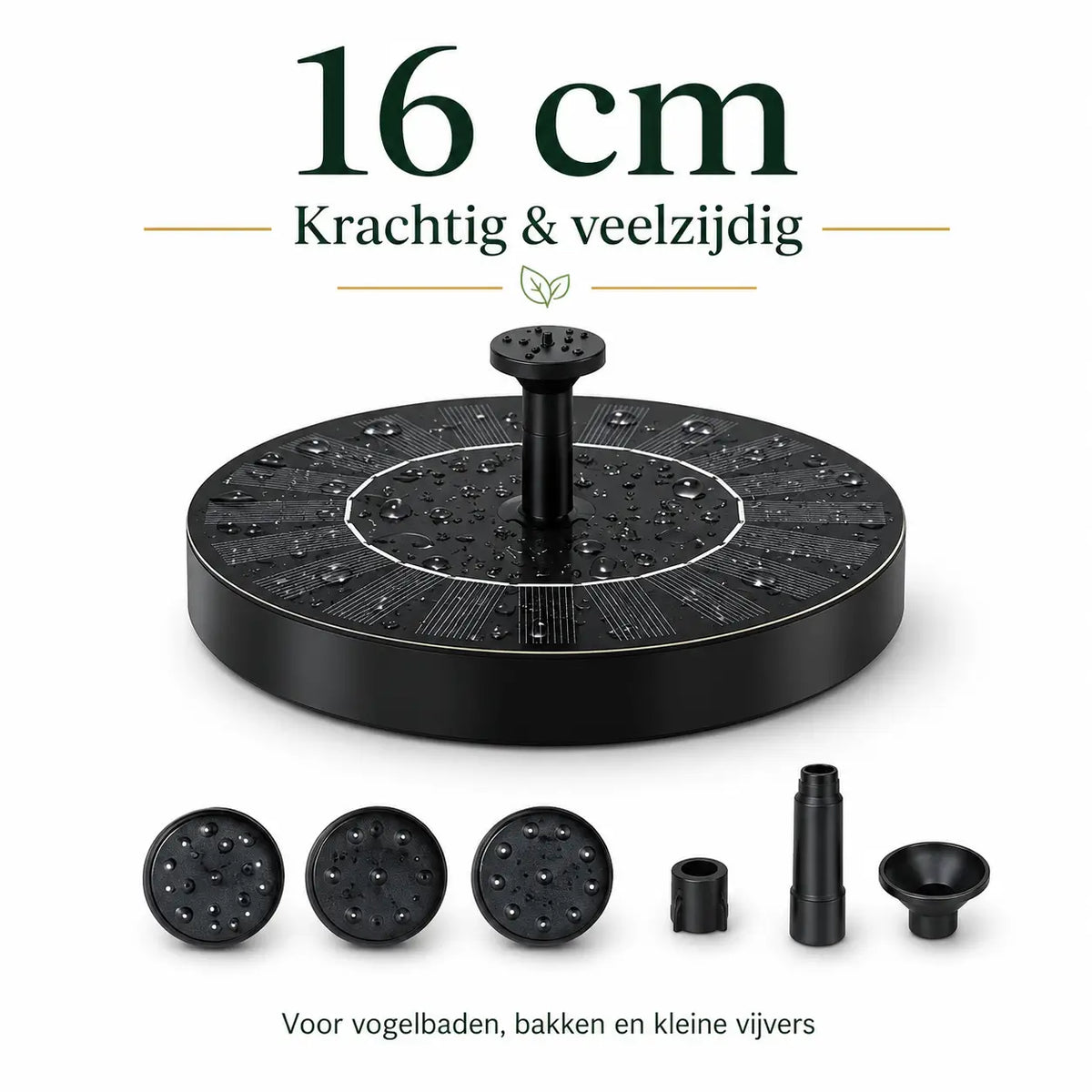 Eco-Friendly Fountain for Basins and Ponds with our Solar Oasis™