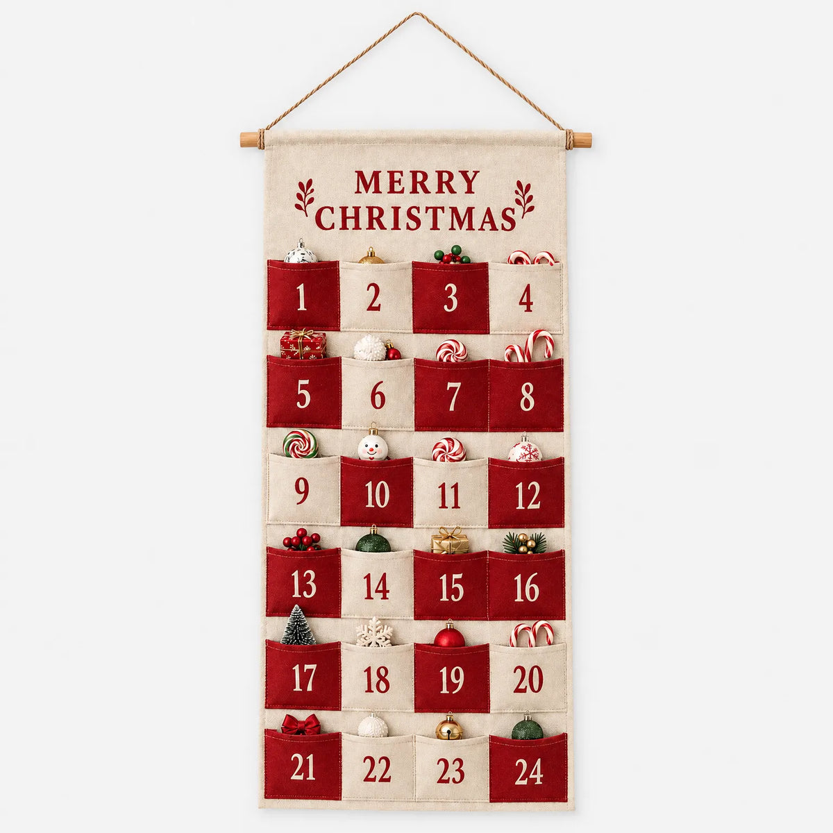 Fabric Christmas Advent Calendar