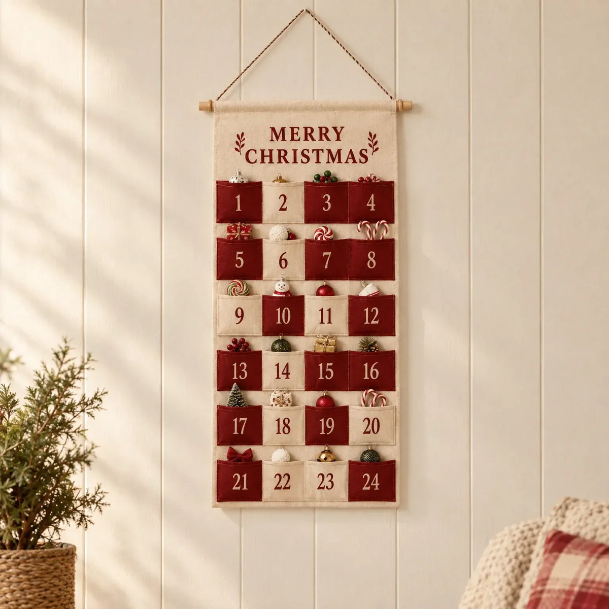Fabric Christmas Advent Calendar