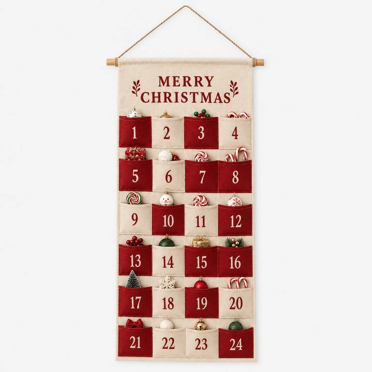 Fabric Christmas Advent Calendar