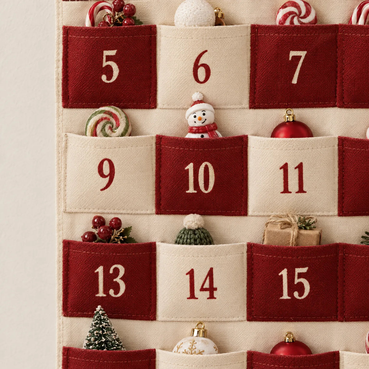 Fabric Christmas Advent Calendar