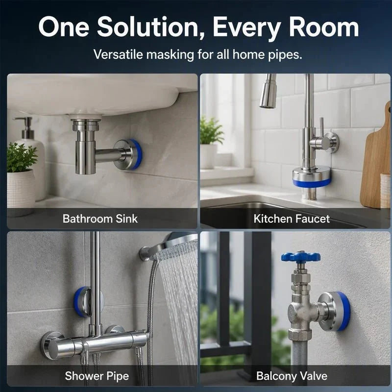 Faucet Cover with Magnetic Split Design, Easy Installation