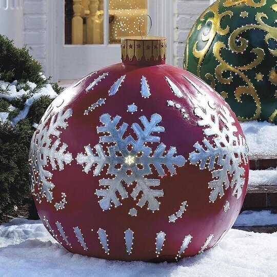 Festive Outdoor Sphere Ornament