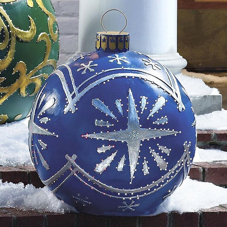 Festive Outdoor Sphere Ornament