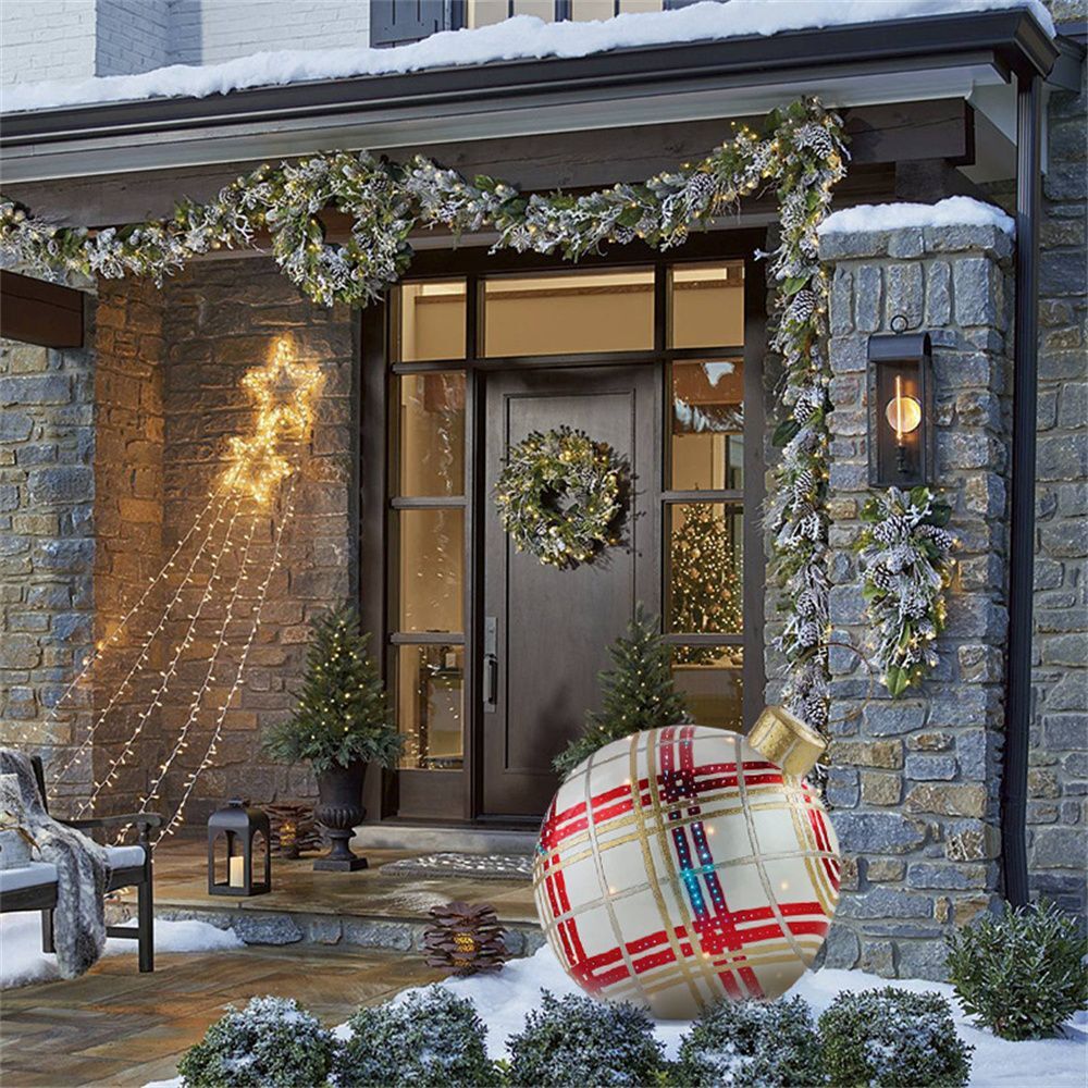Festive Outdoor Sphere Ornament