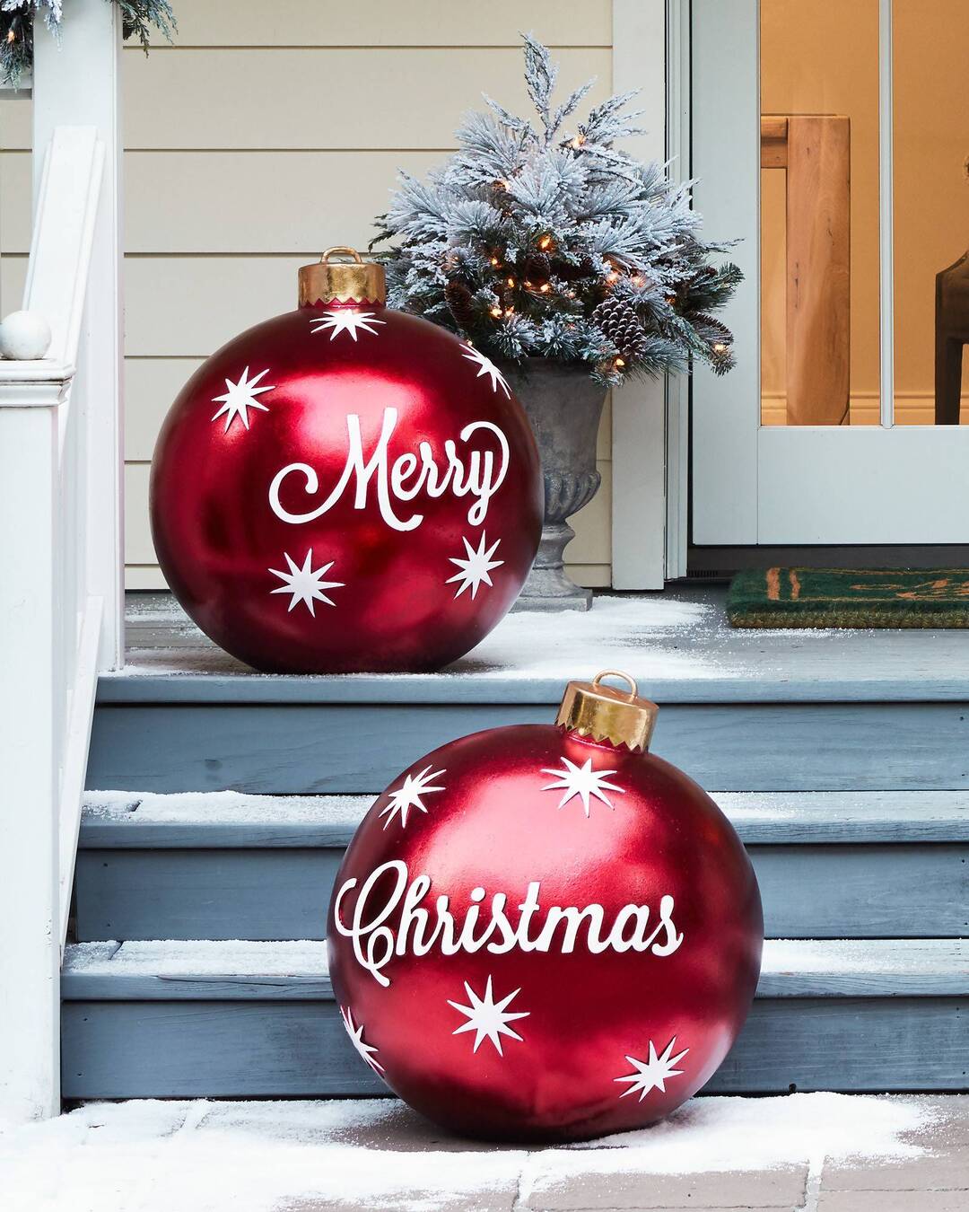 Festive Outdoor Sphere Ornament
