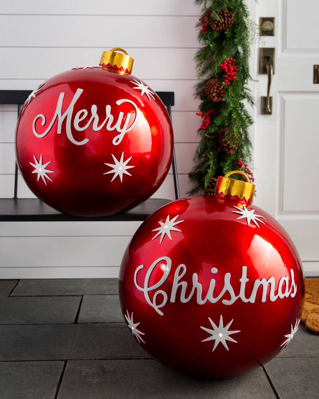 Festive Outdoor Sphere Ornament