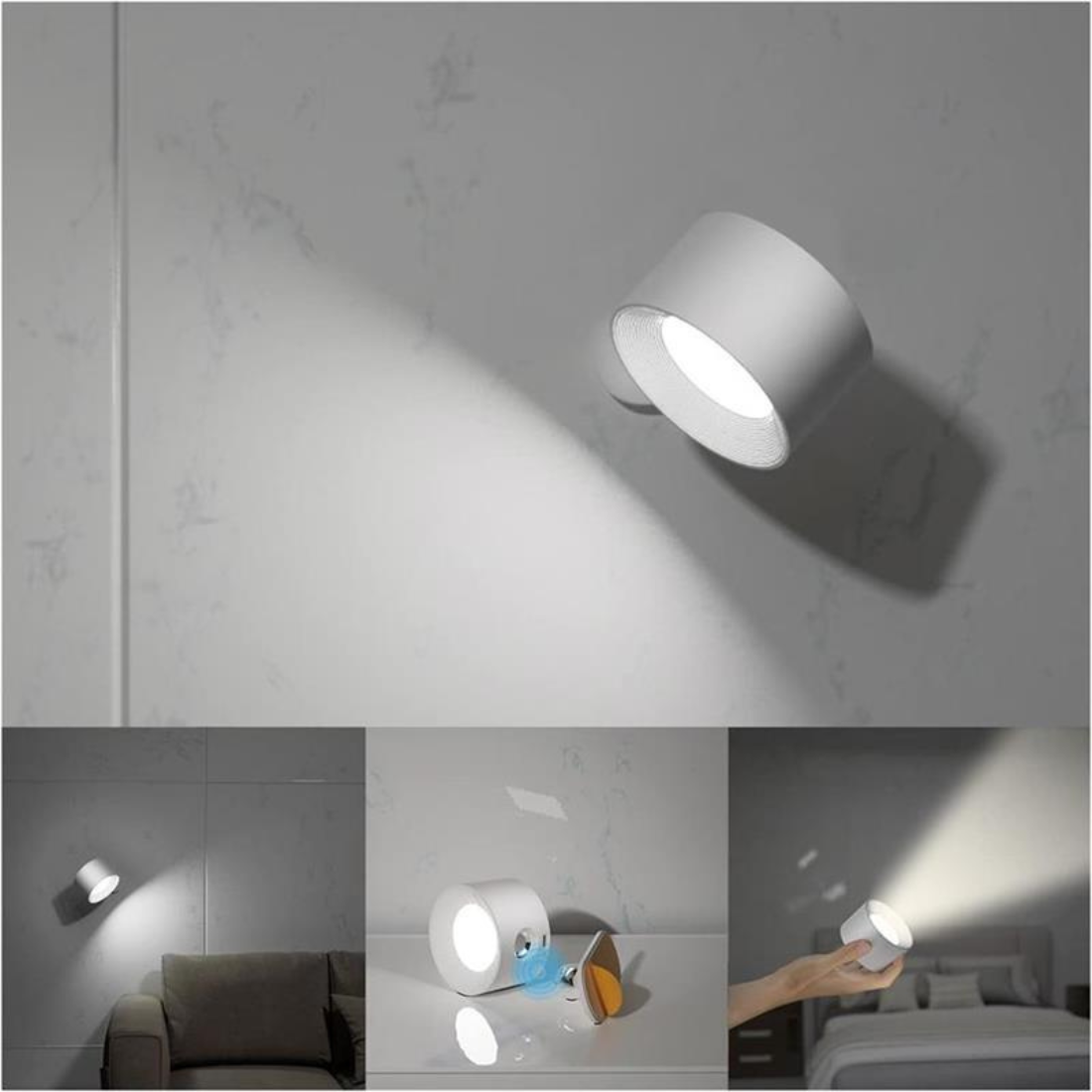 FlexiLamp - Wireless Rechargeable 360° Wall Lamp