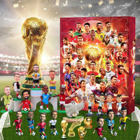 Football-Themed Advent Calendar Toy Mini Figures Gift Set