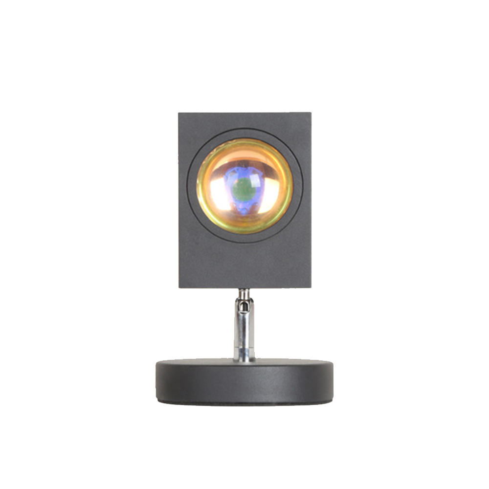 GlowBright Retro Sunset LED Table Lamp