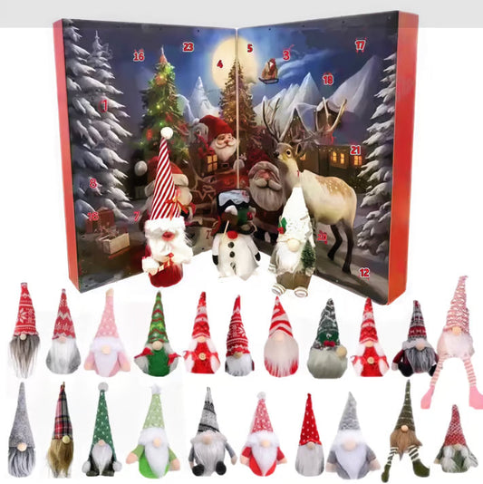 Gnome Advent Calendar | Festive Christmas Countdown with Charming Gnome Figurines