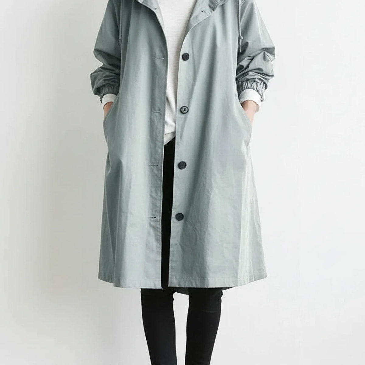 Women's Hooded Long Coat