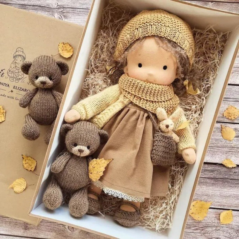 Handmade Waldorf Doll – Imaginative Play Companion | Natural Educational Toy for Children
