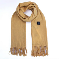 Heated Fleece Scarf and Neck Wrap with USB Power and Three Temperature Settings