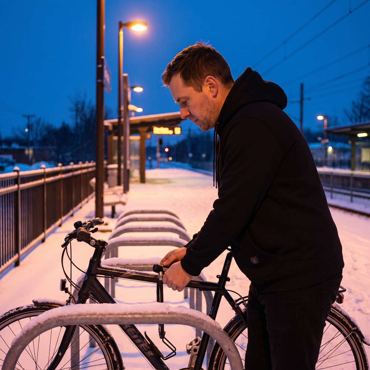 Heated Hoodie with 11 Heating Zones, 3 Heat Levels and USB Charging