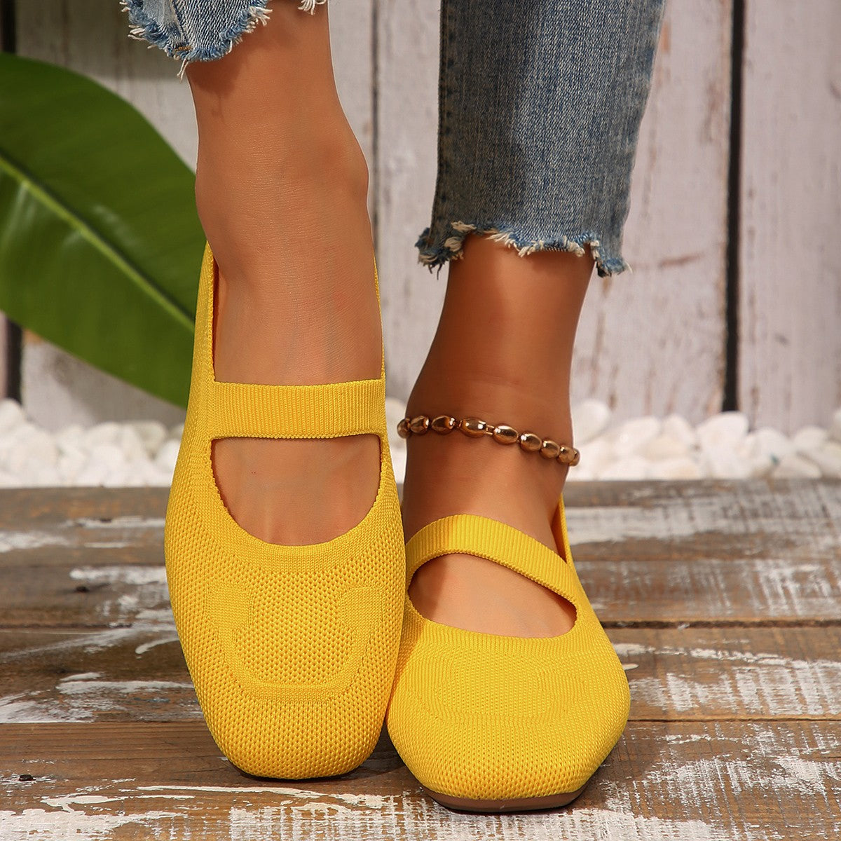 Ladies Cheerful Mary Jane Ballerinas Dayhills