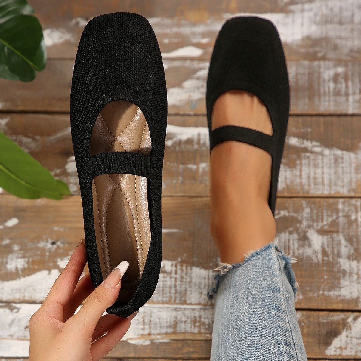Ladies Cheerful Mary Jane Ballerinas Dayhills