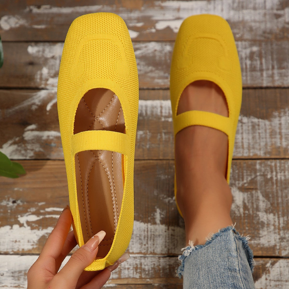 Ladies Cheerful Mary Jane Ballerinas Dayhills