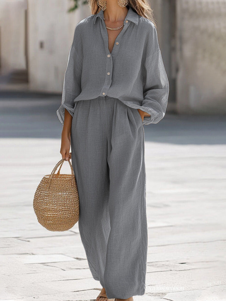 Light Linen Set for Women Dayhills