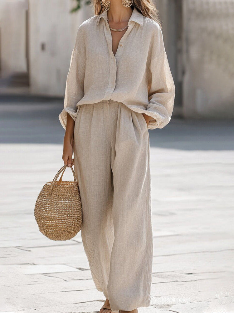 Light Linen Set for Women Dayhills