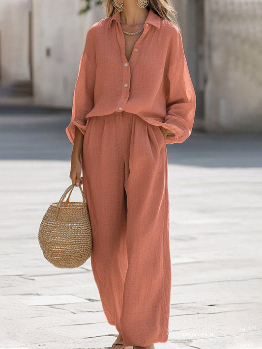 Light Linen Set for Women Dayhills
