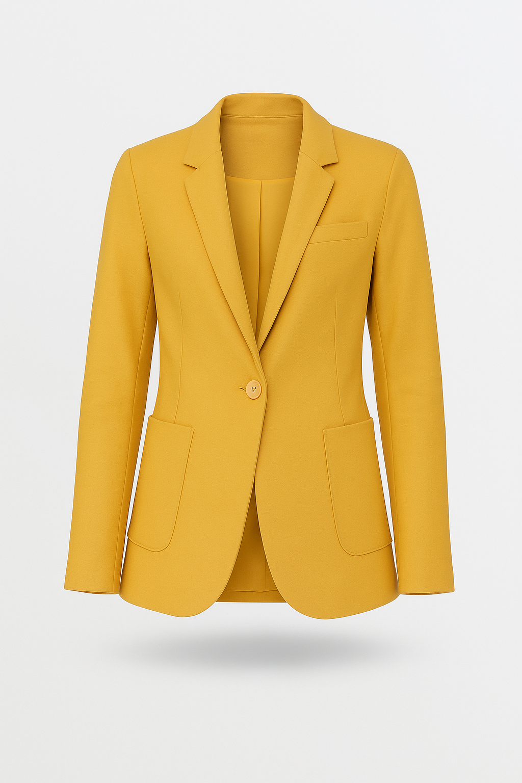 Lightweight Women's Blazer with Lapel Collar
