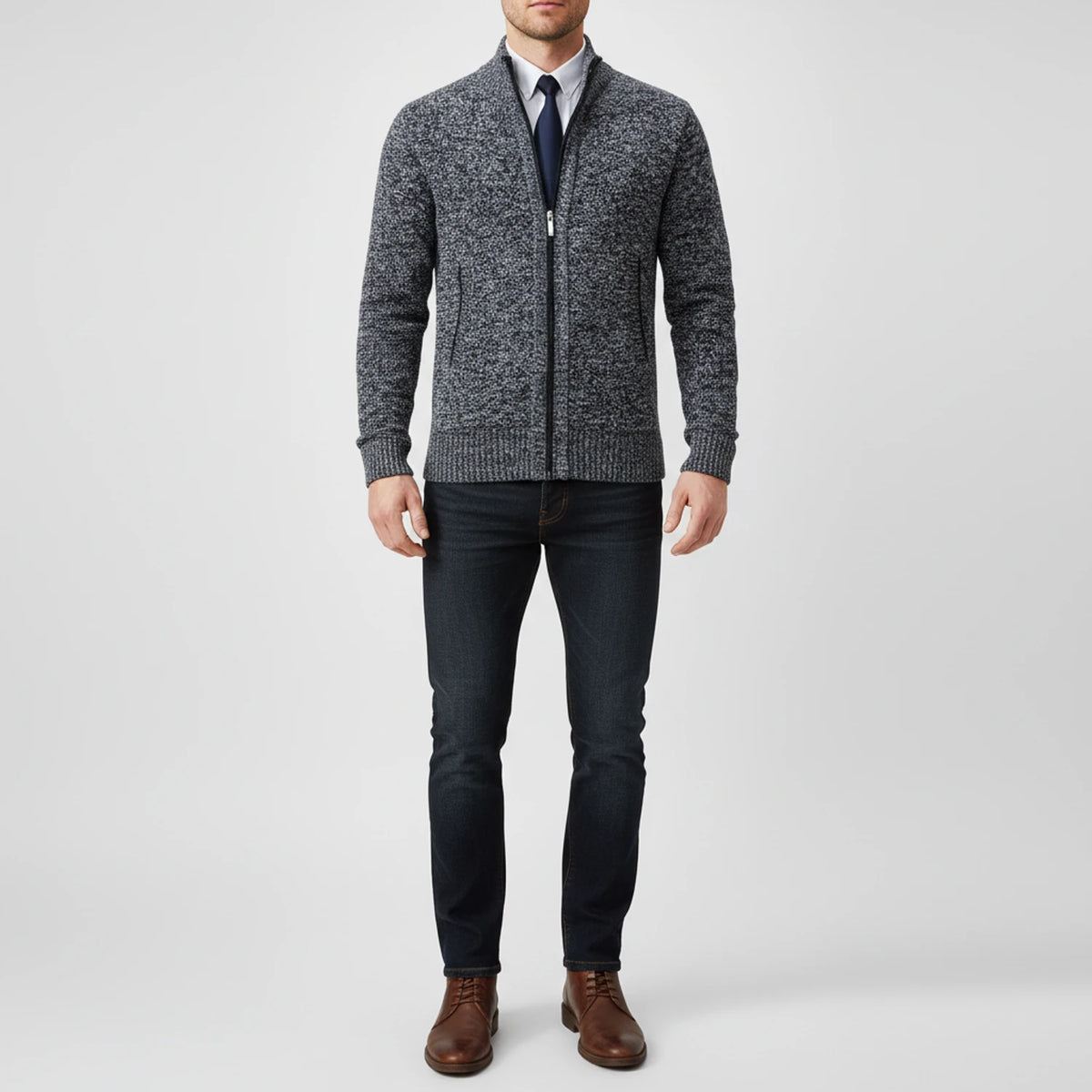 Men's Zip-Up Sweater