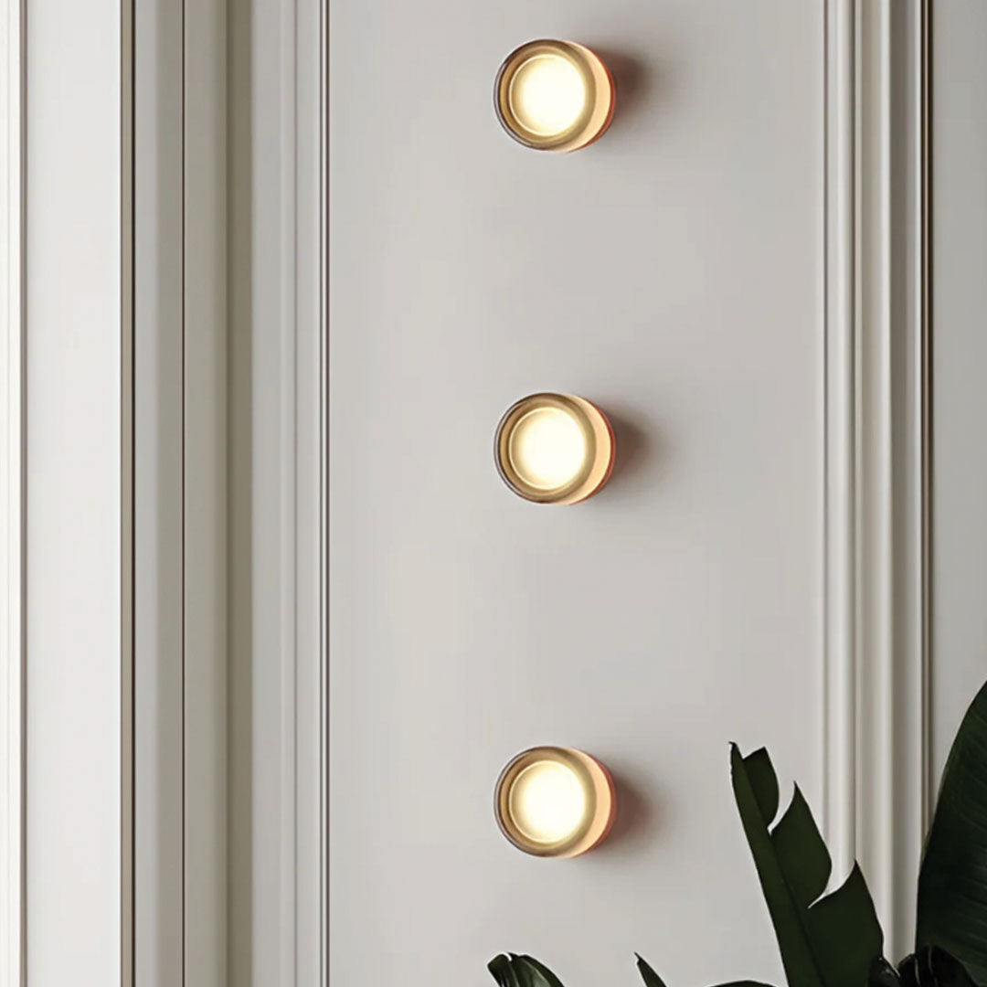 LumièreLux - Stylish Dimple Wall Lamp for a Contemporary Interior