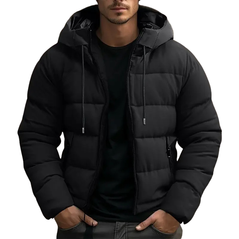 Men's Hooded Padded Puffer Jacket