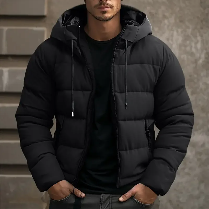 Men's Hooded Padded Puffer Jacket