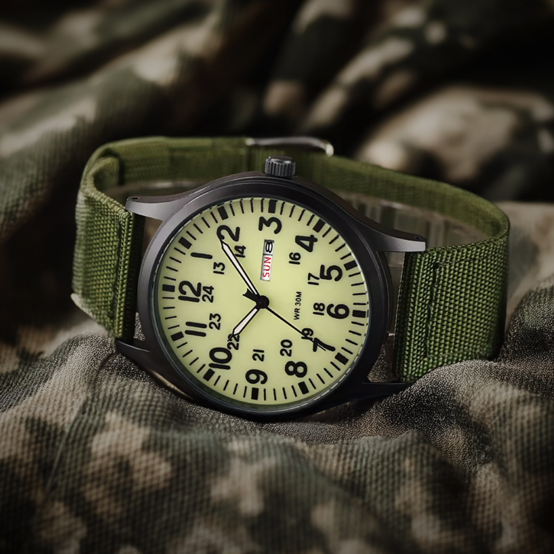 Men’s Outdoor Wristwatch Waterproof with Sapphire Glass