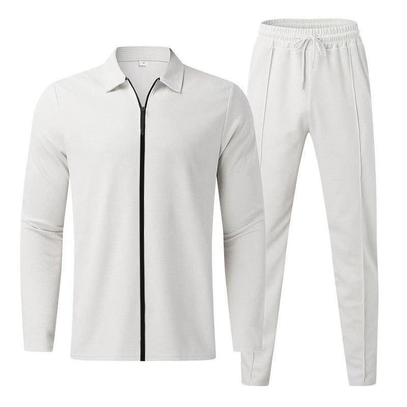 Men's Tracksuit with Modern Zipper and Elastic Waistband Dayhills