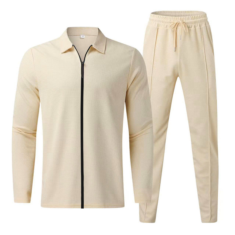 Men's Tracksuit with Modern Zipper and Elastic Waistband Dayhills