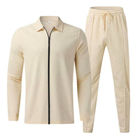 Men's Tracksuit with Modern Zipper and Elastic Waistband Dayhills