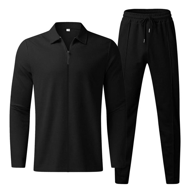 Men's Tracksuit with Modern Zipper and Elastic Waistband Dayhills