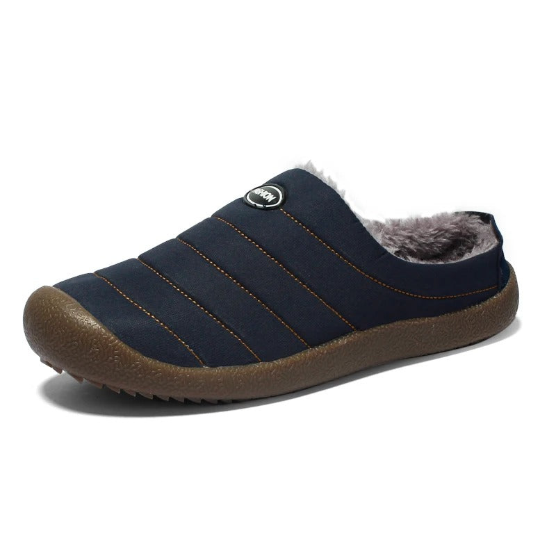 Men's Warm, Comfortably Lined Slippers