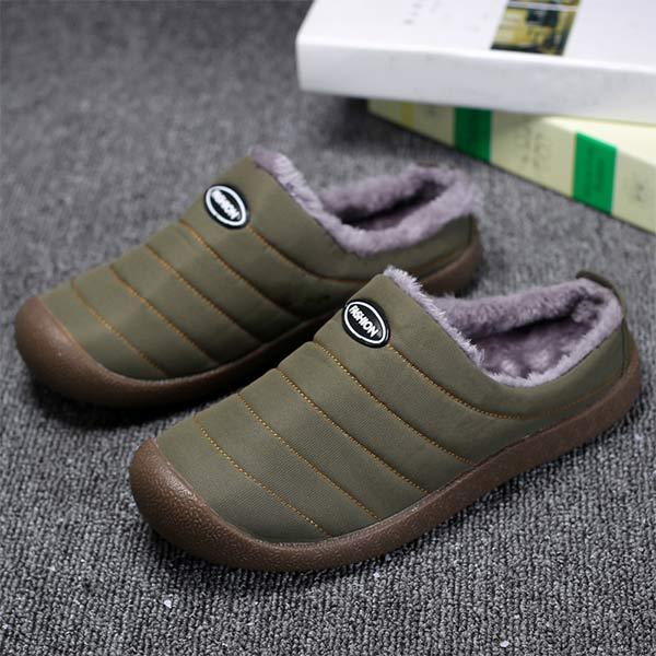 Men's Warm, Comfortably Lined Slippers