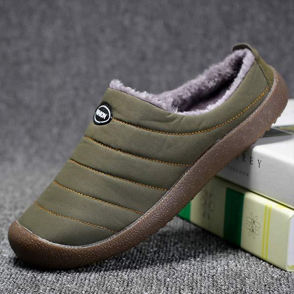 Men's Warm, Comfortably Lined Slippers