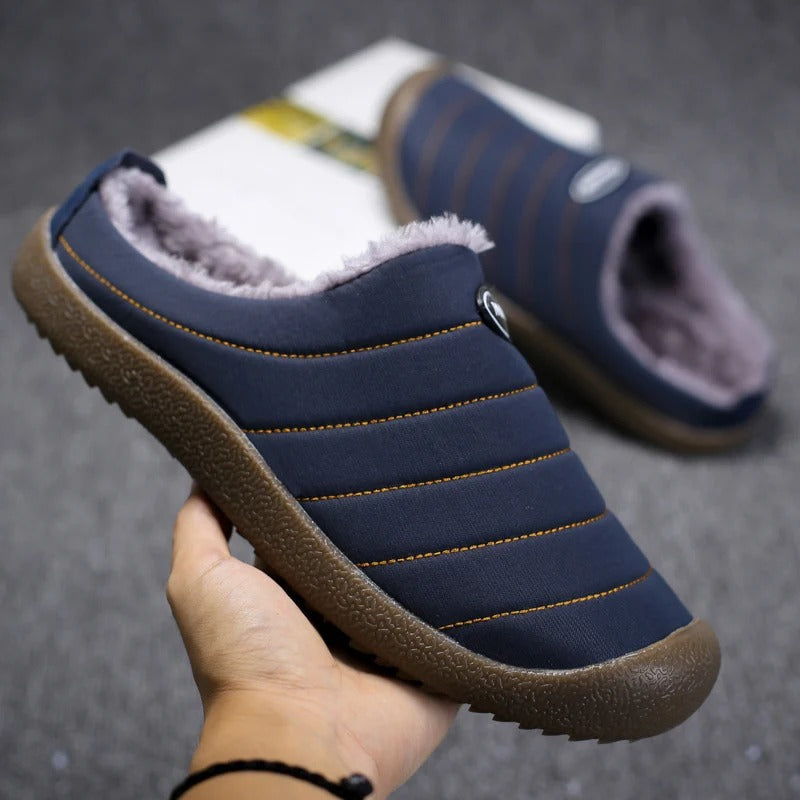 Men's Warm, Comfortably Lined Slippers