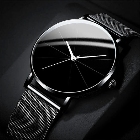 Men's Watch With Bold Dial Accents