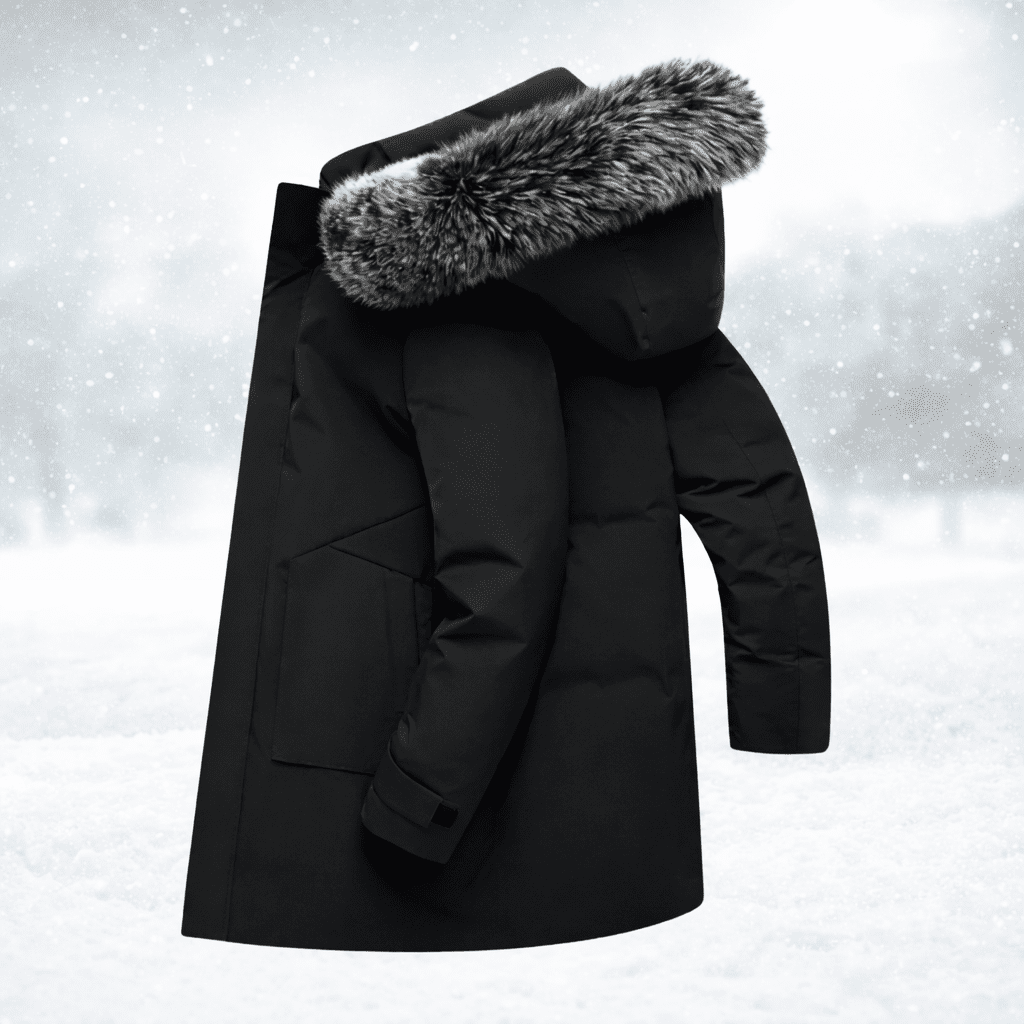 Men's Windproof Winter Parka - Warm Thermal Build, Durable Weather Shield
