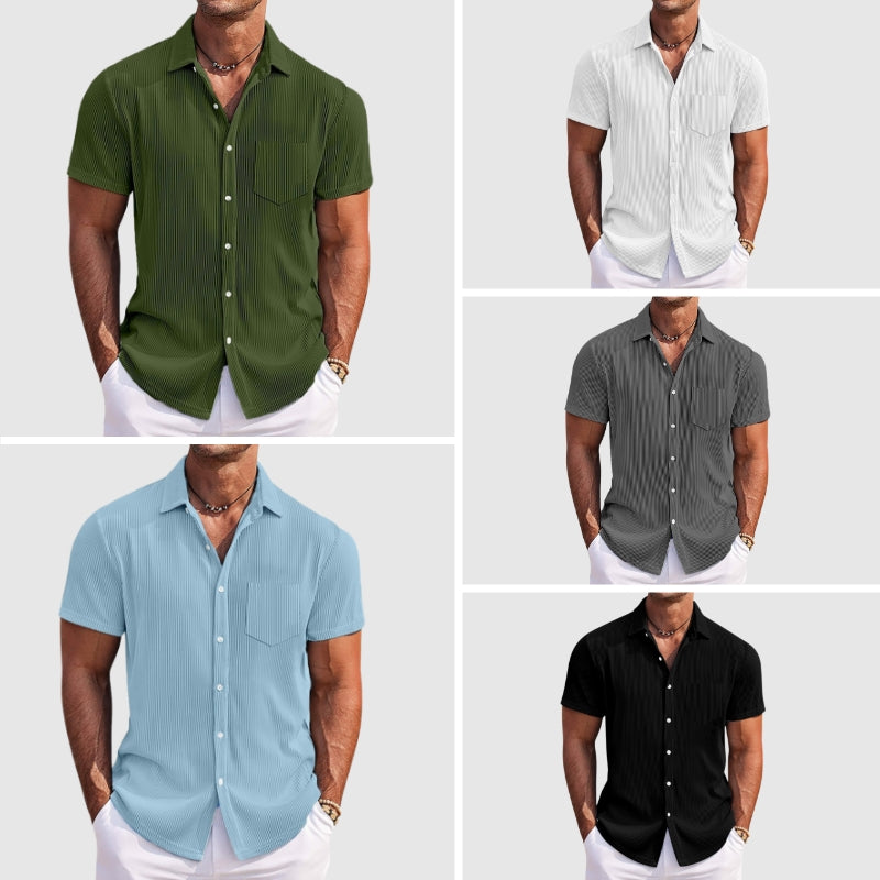 Image of Men's Camp Collar Short Sleeve Shirt