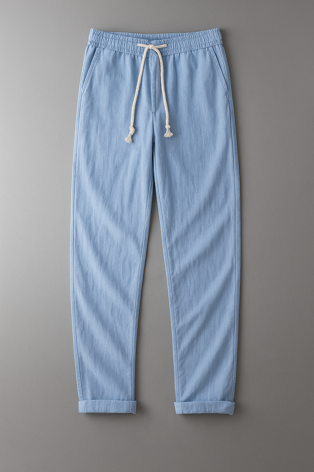 Image of Men's Drawstring Straight Leg Pants