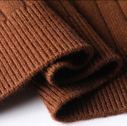 Image of Men's Full Zip Cable Knit Sweater