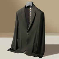 Men's Notch Lapel Blazer Jacket